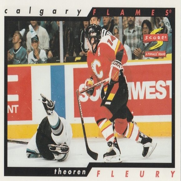 Theoren Fleury  NHL Hockey Card Collection - 10 NHL Hockey Cards - Picture 11 of 11